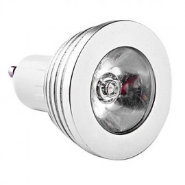 3W E14 / GU10 LED Spotlight MR16 1 High Power LED 150 lm RGB Remote-Controlled AC 85-265 V