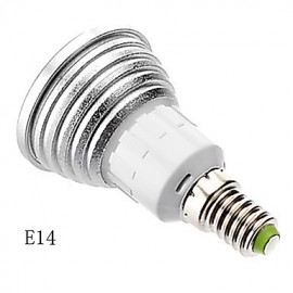 3W E14 / GU10 LED Spotlight MR16 1 High Power LED 150 lm RGB Remote-Controlled AC 85-265 V