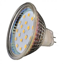 10PCS MR16 18 SMD 2835 300LM DC12V Warm White Decorative LED Spotlight