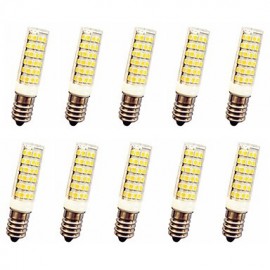 7W E14 / G9 / G4 LED Bi-pin Lights T 75LED SMD 2835 500-600LM Warm White / Cool White Decorative AC110 / AC220 V 10 pcs