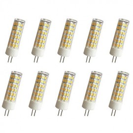 7W E14 / G9 / G4 LED Bi-pin Lights T 75LED SMD 2835 500-600LM Warm White / Cool White Decorative AC110 / AC220 V 10 pcs