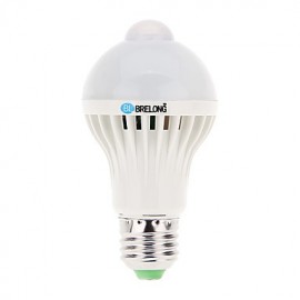 E26/E27 5W LED Globe Bulbs A60(A19) 12 SMD 5730 450 lm Cool White Sensor / Decorative AC 220-240 V 1 pcs