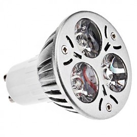 4W GU10 LED Spotlight MR16 3 High Power LED 240 lm Cool White AC 85-265 V