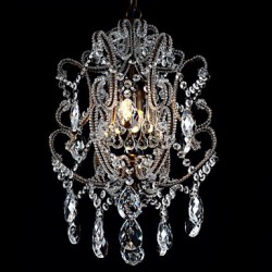 Modern Chandelier New Design Vintage Chandelier Loft Crystal Light Fixture Lustre Hallway Hanging Lamp