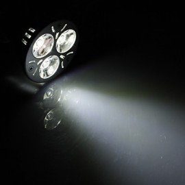 4W GU10 LED Spotlight MR16 3 High Power LED 240 lm Cool White AC 85-265 V