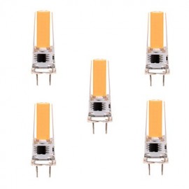 5Pcs Dimmable 5W G8 LED Bi-pin Light T 1 COB 400-500 lm Warm White / Cool White AC 220-240 / AC 110-130 V