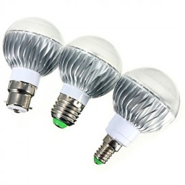 1 pcs E14 / GU10 / E26/E27 / B22 5W 1 High Power LED 540 LM RGB Dimmable / Remote-Controlled Globe Bulbs AC 85-265 V