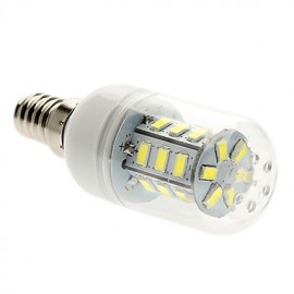 5 pcs E14 5 W 24 SMD 5730 450 LM Natural White Corn Bulbs AC 220-240 V