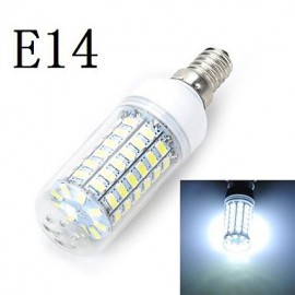 E14/E27 12W 450LM 69-5730 SMD Warm/Cool White Light LED Corn Bulb (AC 220~240V)