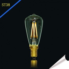 E14 220V 2200K-2700K 200-300Lm ST38 3W 4LED Bulb Edison Retro Led Bulb