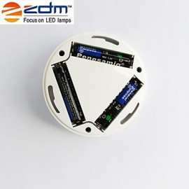 1 pcs 0.3W 6 SMD 3528 25-30 lm Cool White Easy Install / Sensor LED Ceiling Lights Battery 4.5-5V