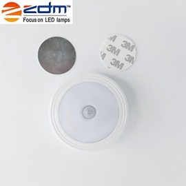 1 pcs 0.3W 6 SMD 3528 25-30 lm Cool White Easy Install / Sensor LED Ceiling Lights Battery 4.5-5V