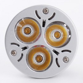 3W GU10 LED Spotlight MR16 3 High Power LED 300 lm Warm White AC 85-265 V