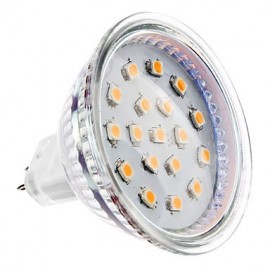 4W GU5.3(MR16) LED Spotlight MR16 15 SMD 2835 300 lm Warm White DC 12 V