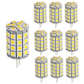 G4 LED Bulb 49 LEDs 5050 DC/AC12V for Chandelier Energy Saving Light Home Lighting (10 Pieces)