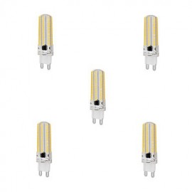 5Pcs Dimmable G9 10W 152x3014SMD 1000LM 2800-3200K/6000-6500K Warm White/Cool White Light LED Corn Bulb (AC220-240V)