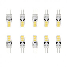 3W G4 LED Bi-pin Lights T 6 SMD 5730 200 lm Warm White / Cool White Waterproof DC 12 V 10 pcs