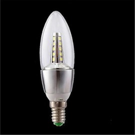 5pcs 5W E14 Cool White Color Starry Sky Led Candle Light SDM2835 Chandelier Lamps (AC220-240V)