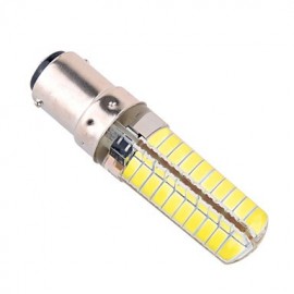 10Pcs Dimmable BA15D 7W 80 SMD 5730 500-700 LM Warm White / Cool White Corn Bulbs AC 110V / AC 220V