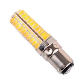 10Pcs Dimmable BA15D 7W 80 SMD 5730 500-700 LM Warm White / Cool White Corn Bulbs AC 110V / AC 220V