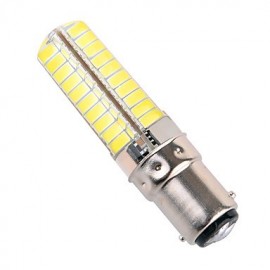 10Pcs Dimmable BA15D 7W 80 SMD 5730 500-700 LM Warm White / Cool White Corn Bulbs AC 110V / AC 220V