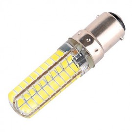 10Pcs Dimmable BA15D 7W 80 SMD 5730 500-700 LM Warm White / Cool White Corn Bulbs AC 110V / AC 220V