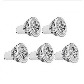 5 pcs Bestlighting GU10 6 W 5 X High Power LED 450 LM K Warm White/Cool White PAR Dimmable Spot Lights AC 110 V