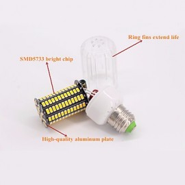 6PCS High Luminous E27 E14 220V 42*SMD5733 LED Corn Bulb 5W Spotlight LED Lamp Candle Light