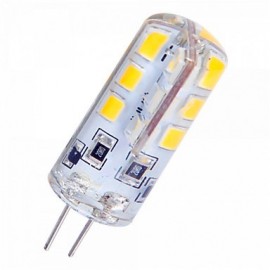 5Pcs G4 4 W 24 SMD 2835 400 LM Warm White / Cool White T Decorative Bi-pin Lights AC 10-14 V