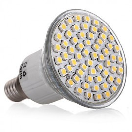 10PCS E14 60SMD 3528 550-600LM Warm White/White Dimmable/Decorative LED Spotlight