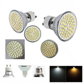 1 pcs GU10 / GU5.3(MR16) / E26/E27 4W 60SMD 3528 2835 Warm White / Cool White MR16 Easy Install / Decorative LED