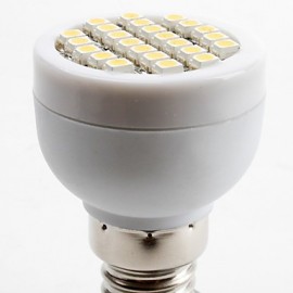 E14 / G9 / E26/E27 24 SMD 3528 60 LM Warm White / Natural White LED Spotlight AC 220-240 V