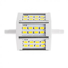 10W R7S LED Floodlight Tube 24 SMD 5730 880 lm Warm White / Cool White Decorative AC85-265 V 1 pcs