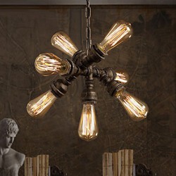 MAX 60W Rustic/Lodge / Vintage Electroplated Metal Chandeliers Living Room / Bedroom / Dining Room / Study Room/Office