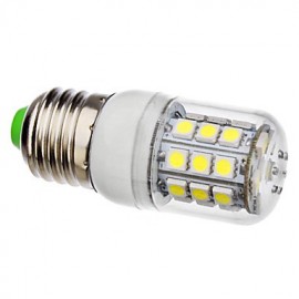 E26/E27 30 SMD 5050 360 LM Natural White LED Corn Lights AC 110-130 / AC 220-240 V