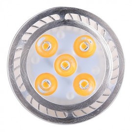 GU5.3(MR16) 7W 5x3030SMD 630 LM Warm White / Cool White MR16 Decorative Spot Lights AC 85-265 / AC 12 V