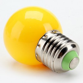 E26/E27 0.5W High Power LED 50 LM Yellow G45 LED Globe Bulbs V