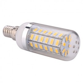 E14 12W 56x5730SMD 1200LM 2800-3200K /6000-6500K Warm White/Cool White Light LED Corn Bulb (AC 110-130V/AC 220-240V)