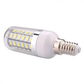 E14 12W 56x5730SMD 1200LM 2800-3200K /6000-6500K Warm White/Cool White Light LED Corn Bulb (AC 110-130V/AC 220-240V)