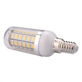 E14 12W 56x5730SMD 1200LM 2800-3200K /6000-6500K Warm White/Cool White Light LED Corn Bulb (AC 110-130V/AC 220-240V)