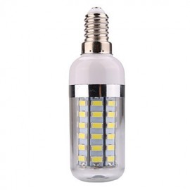 E14 12W 56x5730SMD 1200LM 2800-3200K /6000-6500K Warm White/Cool White Light LED Corn Bulb (AC 110-130V/AC 220-240V)