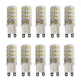 3W G9 Silica Gel LED Bulb Top Lighting 45 SMD 3014 260Lm Warm or Cool White 220V AC (10 Pieces)