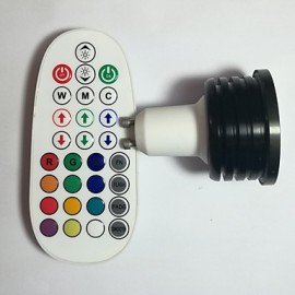 4W E14/GU10/E26/E27/B22 RGB LED Spotlight Dimmable/Music-Controlled /Remote-Controlled /Decorative LED light AC 85-265V