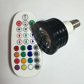 4W E14/GU10/E26/E27/B22 RGB LED Spotlight Dimmable/Music-Controlled /Remote-Controlled /Decorative LED light AC 85-265V