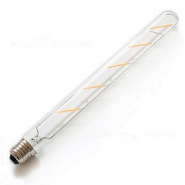 5W E26/E27 LED Filament Bulbs Tube 5 SMD 5730 500 lm Warm White Decorative AC85-265 V 1 pcs