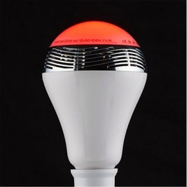 Wireless Bluetooth Intelligent Colorful Dimming LED Lights Mobile Phone APP Control Speaker Bulb RGB