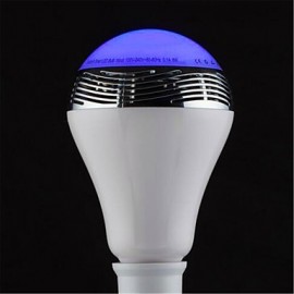 Wireless Bluetooth Intelligent Colorful Dimming LED Lights Mobile Phone APP Control Speaker Bulb RGB