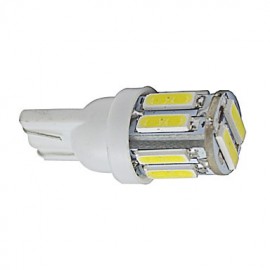 10pcs T10 3W 10X7020SMD 210LM 6000-6500K Cool White LED Car Light (DC 12V)