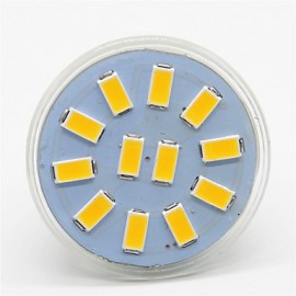 3W GU4(MR11) Decoration Light MR11 12 SMD 5730 380LM lm Warm White / Cool White Decorative 9-30 V 5 pcs