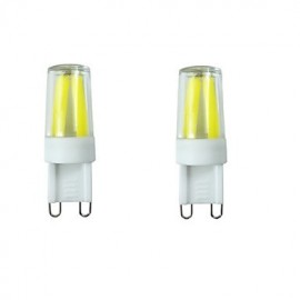 2PCS G9 Filament 3.5W 4LED COB AC220V/AC110V 280-400LM Warm White / Cool White/Natural White LED Dimmable Bulbs